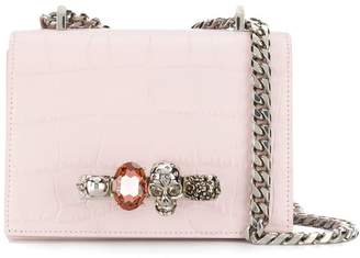Alexander McQueen Leather Small Jewel Satchel Bag