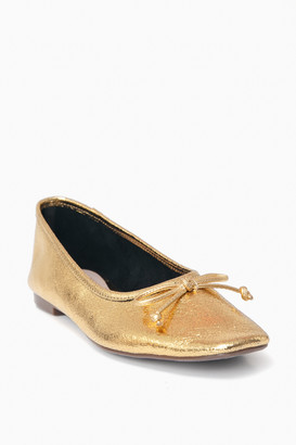 schutz gold flats