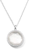 Thumbnail for your product : Ippolita Stella Large Lollipop Necklace in Mother-of-Pearl & Diamonds 16-18"