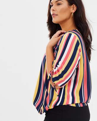 Ruched Sleeve Top