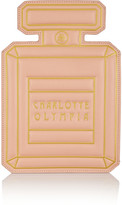 Thumbnail for your product : Charlotte Olympia P - Perfume leather clutch