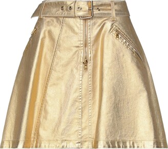 Moschino Mini Skirt Gold