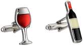 Thumbnail for your product : Cufflinks Inc. Wine and Bottle Cufflinks Cuff Links