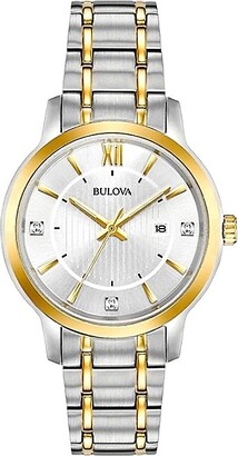 Bulova Women's Silver Watches | ShopStyle