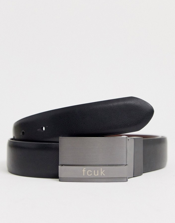 french connection reversible belt