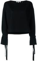 Helmut Lang 'Sonar' sleeve tie sweatshirt