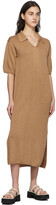 Thumbnail for your product : Missing You Already Tan Knit Linen Dress