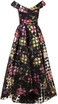 Thumbnail for your product : Marchesa Notte Off-The-Shoulder Floral Dress