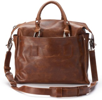 AmeriLeather Holmes Leather Convertible Tote