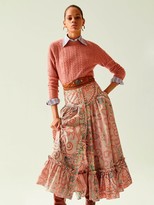 Thumbnail for your product : Etro Printed Poplin Midi Skirt