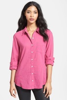 Thumbnail for your product : Caslon Cotton Blend Shirt (Petite)