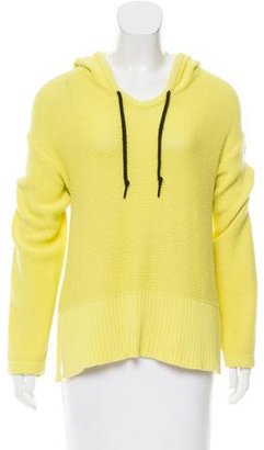 Alexander Wang T by Hooded Knit Sweater