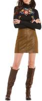 Thumbnail for your product : Free People Modern Femme Vegan Faux Suede Mini Skirt