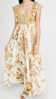 Thumbnail for your product : Farm Rio Off White Cashew Crossed Back Dress