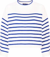 Thumbnail for your product : Polo Ralph Lauren Striped Oversized Cashmere Jumper