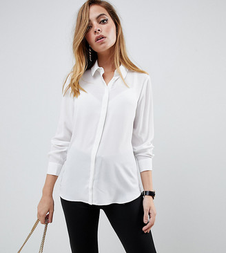 Asos DESIGN Petite soft long sleeve shirt