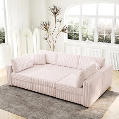 Latitude Run Auther U-Shaped 6 . Comfortable Seating With Foam. Stylish Design For Home. Hydraulic Lift And Storage Option 6 Storage. Comfy & Living Room Bedroom.