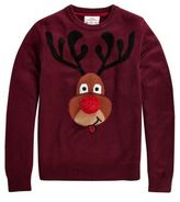 Thumbnail for your product : Next Burgundy Novelty Reindeer Crew