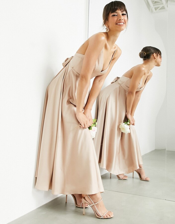 Midi Dress Cheap Bridesmaid Dresses Asos ASOS DESIGN
