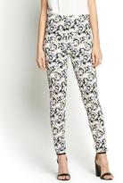 Thumbnail for your product : Love Label Floral Ponte Jeggings