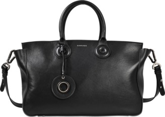 Carven Eyelet double carry bag