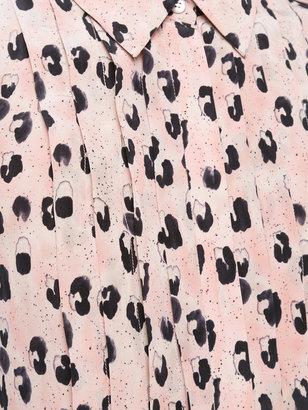 Carolina Herrera leopard print shirt