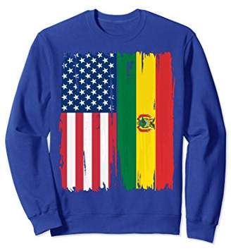 USA Bolivia Flag Sweatshirt