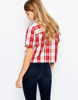 Thumbnail for your product : Fred Perry Boxy Plaid  Shirt