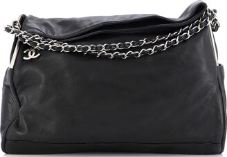CC Small 23P Hobo Loop Bag Black For Women 7.9 in/ 20 cm - Fernize