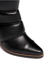 Thumbnail for your product : Nobrand Padded leather ankle boots