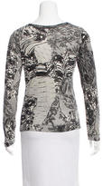 Thumbnail for your product : Christian Dior Wool & Cashmere-Blend Printed Top