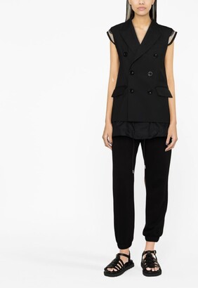 Sacai Hybrid Double-Breasted Waistcoat - ShopStyle Vests
