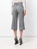 Thumbnail for your product : Thom Browne Chenille Banker Stripe Straight Leg Trouser