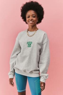 Urban Outfitters Colorado Spring Crew Neck Sweatshirt - Grey XL at