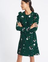 Thumbnail for your product : Marks and Spencer Floral Print Puff Sleeve Skater Dress