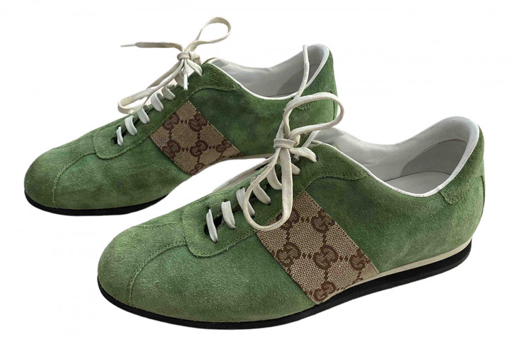 green ladies trainers