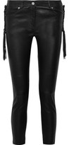 Thumbnail for your product : Roberto Cavalli Fringed Leather Skinny Pants