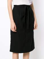 Thumbnail for your product : Tufi Duek belted midi skirt