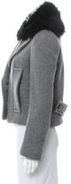 Thumbnail for your product : Prada Fur-Trimmed Short Coat