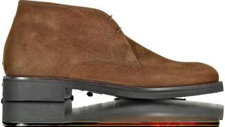 Moreschi Seattle Brown Suede Ankle Boot w/Rubber Sole