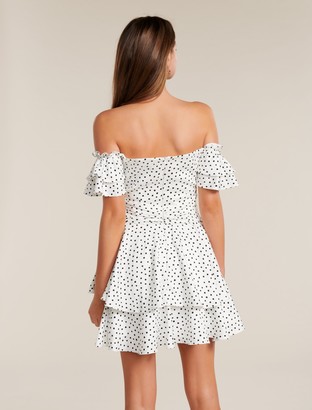 Ever New Paris Polka Dot Mini Dress