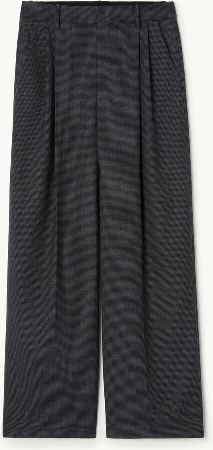 Kallmeyer Roxana Low-rise Trouser Navy Houndstooth 10