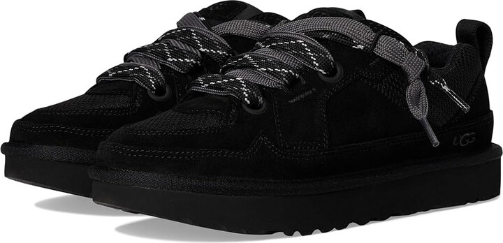 UGG Lo Lowmel Women's Shoes Black : 5 B - Medium, Canvas/Suede