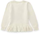 Thumbnail for your product : Ralph Lauren Puppy Cotton Peplum Sweater