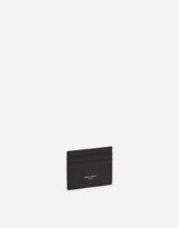 Thumbnail for your product : Dolce & Gabbana Calfskin Credit Card Holder With Heat-Pressed Logo