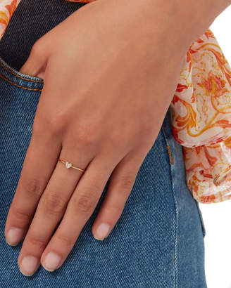 Chicco Zoë Itty Bitty Pave Heart Ring