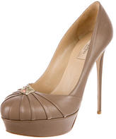 Thumbnail for your product : Valentino Platform Rockstud Pumps