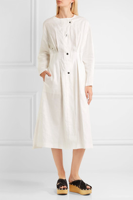 Isabel Marant Ivo Linen Trench Coat - White