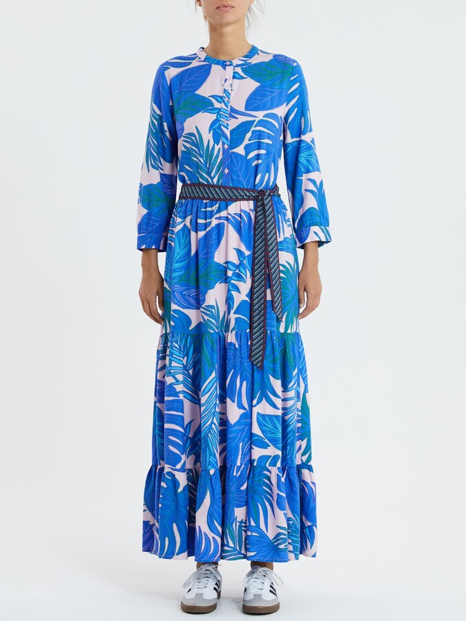 Lollys Laundry Nee Palm Leaf Print Maxi Dress - ShopStyle