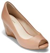Thumbnail for your product : Cole Haan Sadie Peep Toe Wedge Heels